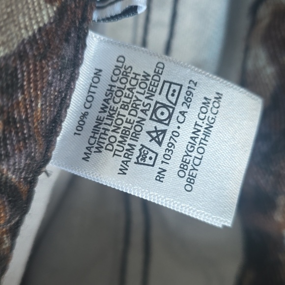 OBEY Classic Baggy Printed Pant,Color Camo, Retail Price $98.00 USD - Picture 16 of 16